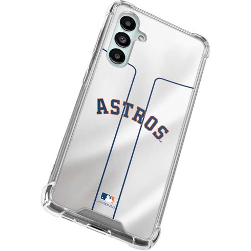 MLB Houston Astros Jersey Galaxy A16 5G Clear Case