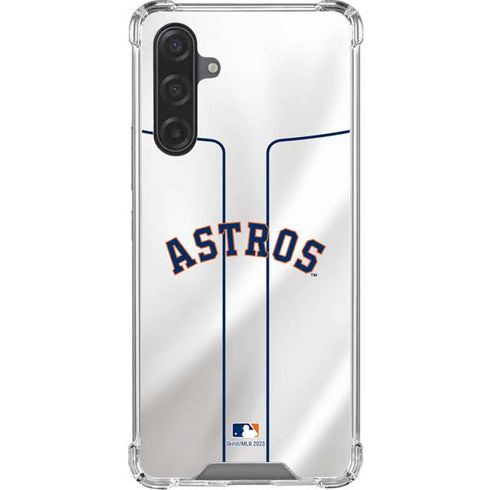 MLB Houston Astros Jersey Galaxy A17 Clear Case