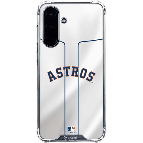 MLB Houston Astros Jersey Galaxy A36 5G Clear Case