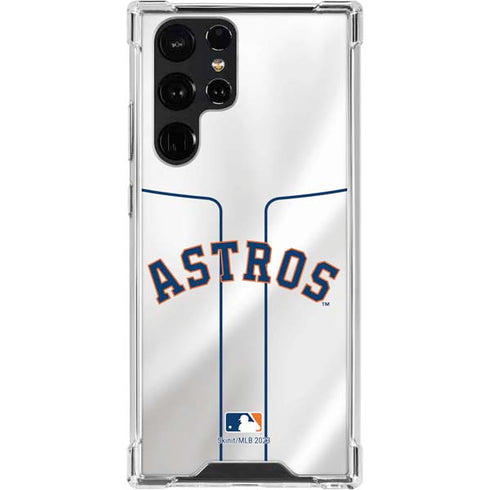 MLB Houston Astros Jersey Galaxy S23 Ultra Clear Case