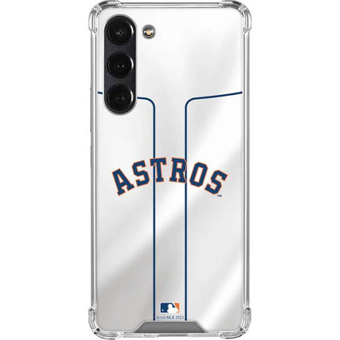 MLB Houston Astros Jersey Galaxy S24 FE Clear Case