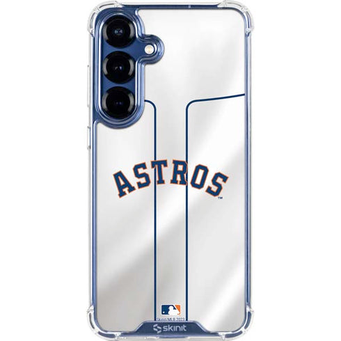 MLB Houston Astros Jersey Galaxy S25 Plus Clear Case