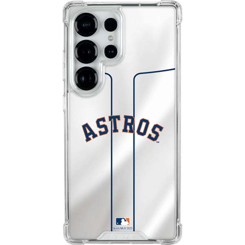MLB Houston Astros Jersey Galaxy S25 Ultra Clear Case