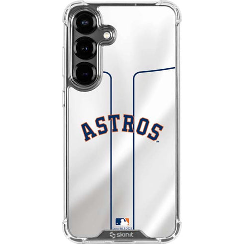 MLB Houston Astros Jersey Galaxy S26 Plus Clear Case
