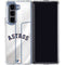 MLB Houston Astros Jersey Galaxy Z Fold5 5G Clear Case
