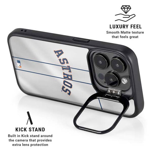 MLB Houston Astros Jersey iPhone 14 Pro Max Kickstand Case