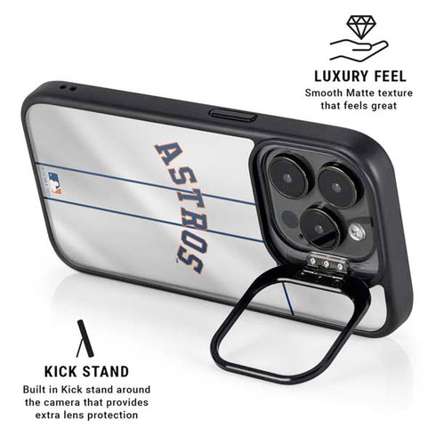 MLB Houston Astros Jersey iPhone 15 Pro Max Kickstand Case