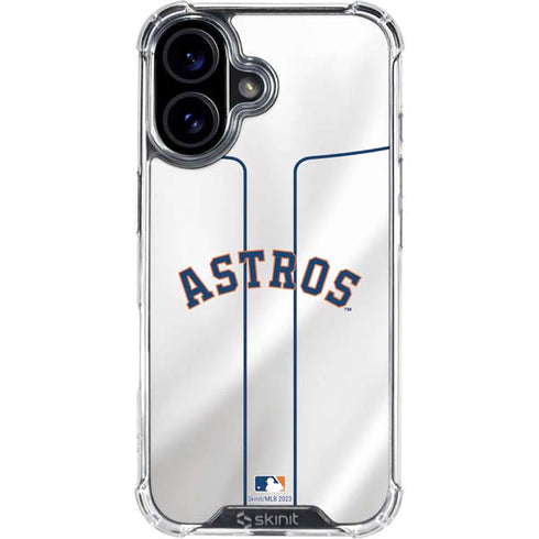 MLB Houston Astros Jersey iPhone 16 Plus Clear Case