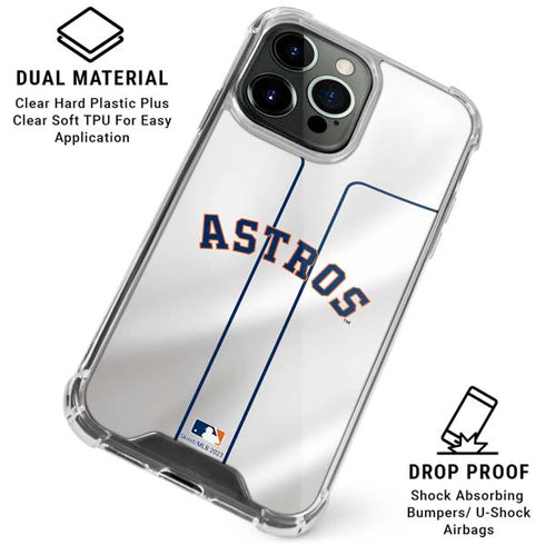 MLB Houston Astros Jersey iPhone 16 Pro Max Clear Case
