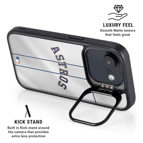 MLB Houston Astros Jersey iPhone 16e Kickstand Case