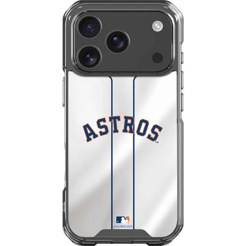 MLB Houston Astros Jersey iPhone 18 Pro Clear Case