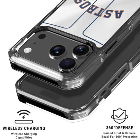 MLB Houston Astros Jersey iPhone 18 Pro Clear Case