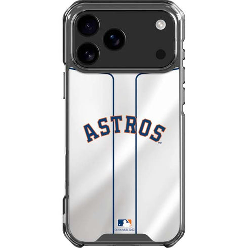 MLB Houston Astros Jersey iPhone 18 Pro Max Clear Case