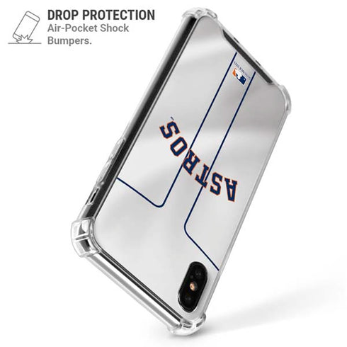 MLB Houston Astros Jersey iPhone X/XS Clear Case