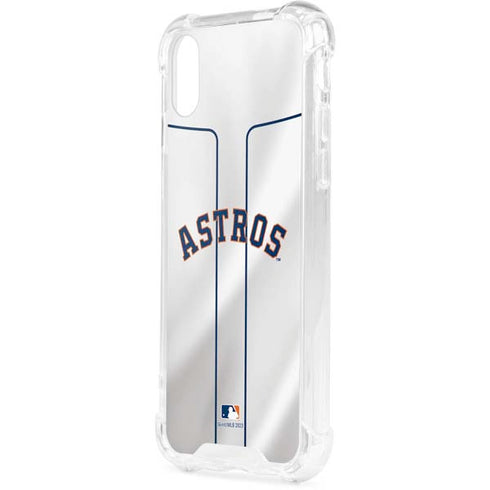 MLB Houston Astros Jersey iPhone XS Clear Case