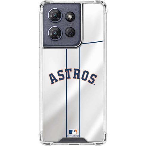 MLB Houston Astros Jersey Moto G 5G (2025) Clear Case