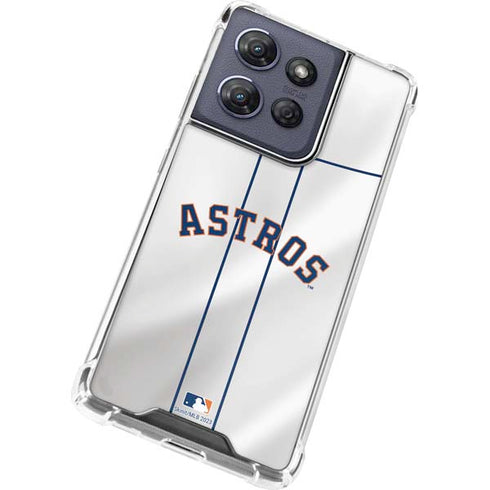 MLB Houston Astros Jersey Moto G Play 5G (2025) Clear Case
