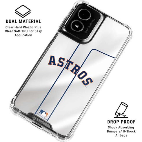 MLB Houston Astros Jersey Moto G Power 5G (2024) Clear Case