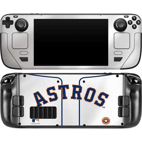 MLB Houston Astros Jersey Steam Deck Handheld Gaming Computer OLED Skin