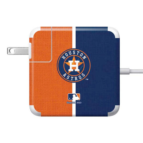 MLB Houston Astros Split 85W Power Adapter (15 and 17 inch MacBook Pro Charger) Skin