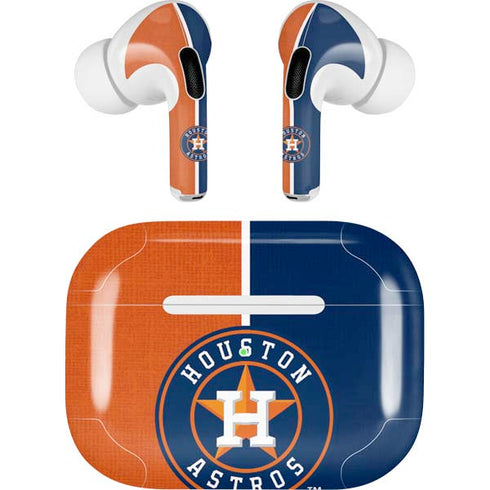 MLB Houston Astros Split AirPods Pro 2nd Gen Skin