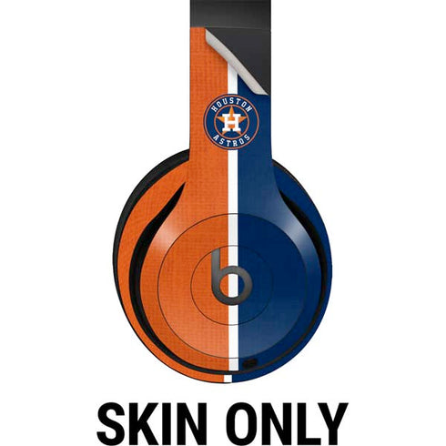 MLB Houston Astros Split Beats Studio Pro Wireless Headphones Skin