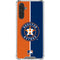 MLB Houston Astros Split Galaxy A17 Clear Case