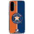 MLB Houston Astros Split Galaxy A36 5G Clear Case