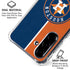 MLB Houston Astros Split Galaxy A36 5G Clear Case