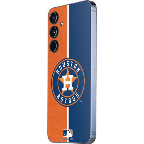 MLB Houston Astros Split Galaxy A55 5G Skin