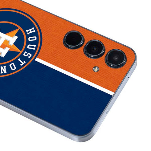 MLB Houston Astros Split Galaxy A55 5G Skin
