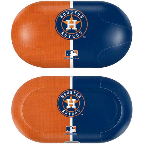 MLB Houston Astros Split Galaxy Buds Plus Skin