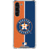 MLB Houston Astros Split Galaxy S24 FE Clear Case