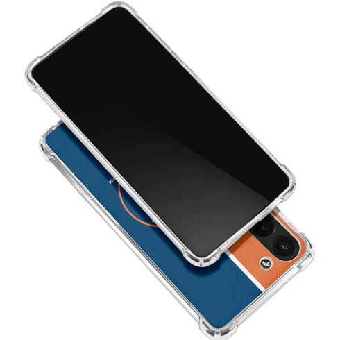 MLB Houston Astros Split Galaxy S24 FE Clear Case