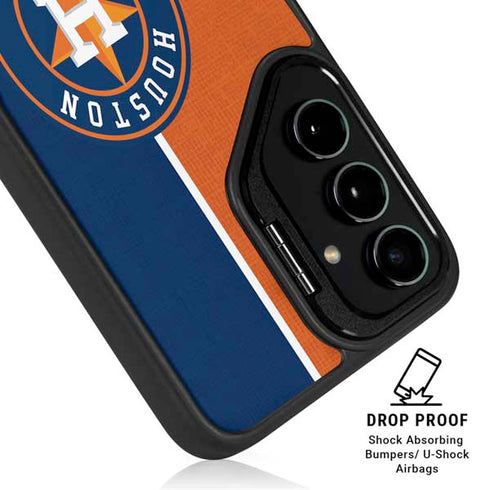 MLB Houston Astros Split Galaxy S24 Plus Kickstand Case