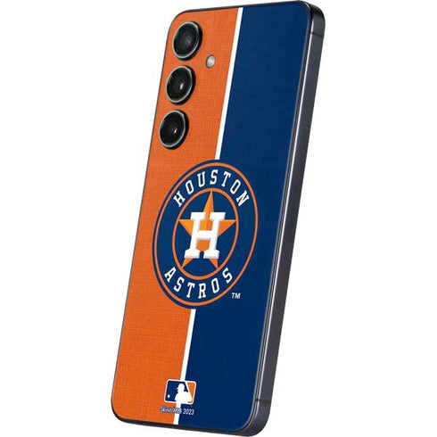 MLB Houston Astros Split Galaxy S25 Plus Skin