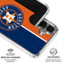 MLB Houston Astros Split Galaxy S26 Clear Case