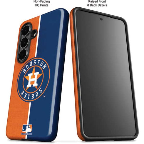 MLB Houston Astros Split Galaxy S26 Impact Case