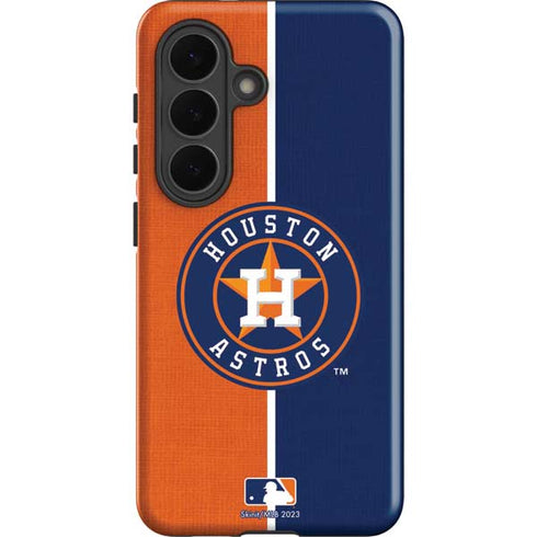 MLB Houston Astros Split Galaxy S26 Impact Case
