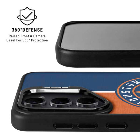MLB Houston Astros Split Galaxy S26 Kickstand Case