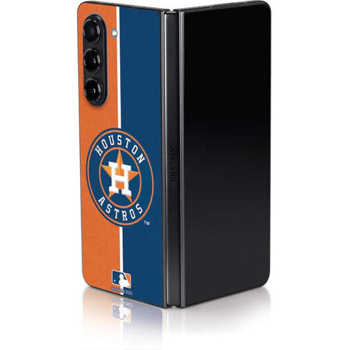 MLB Houston Astros Split Galaxy Z Fold5 5G Skin