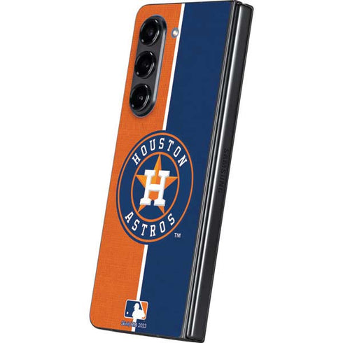 MLB Houston Astros Split Galaxy Z Fold5 5G Skin