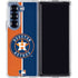 MLB Houston Astros Split Galaxy Z Fold7 Clear Case