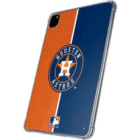 MLB Houston Astros Split iPad Pro 11in (2024) Clear Case