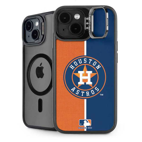 MLB Houston Astros Split iPhone 14 Kickstand Case