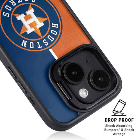 MLB Houston Astros Split iPhone 14 Kickstand Case