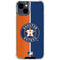MLB Houston Astros Split iPhone 15 Clear Case