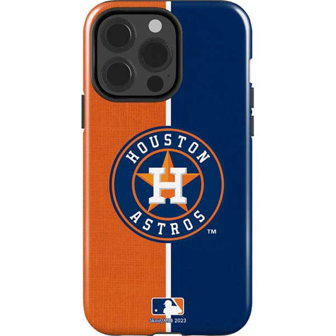 MLB Houston Astros Split iPhone 15 Pro Impact Case