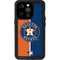 MLB Houston Astros Split iPhone 15 Pro Waterproof Case