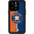 MLB Houston Astros Split iPhone 15 Pro Waterproof Case